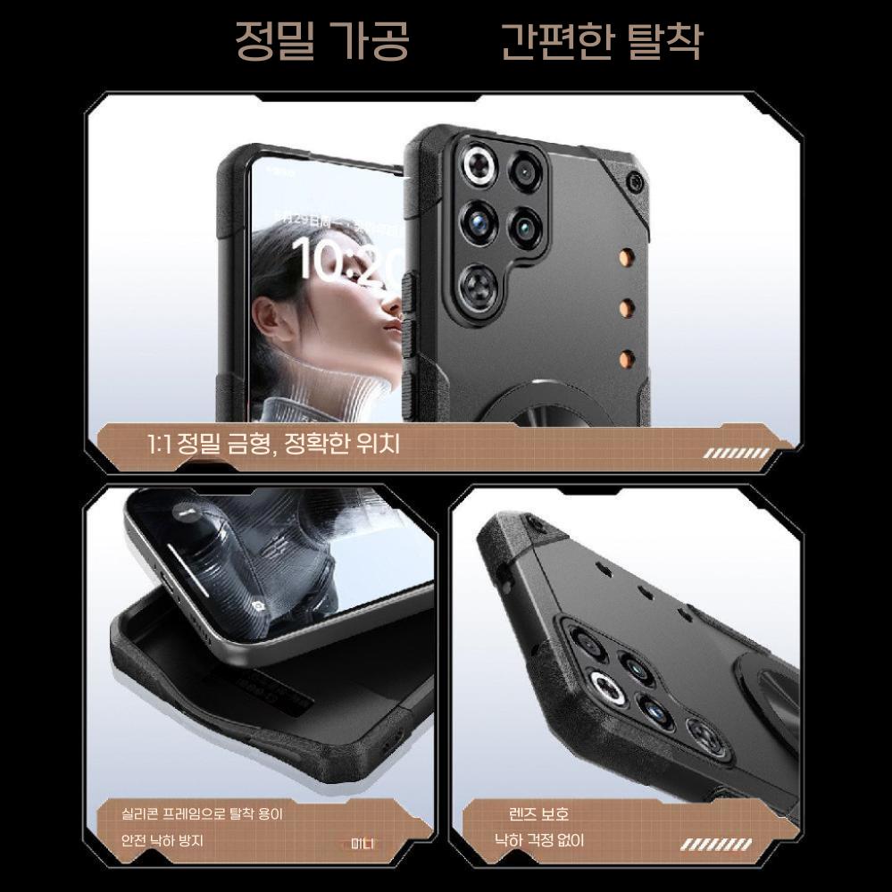 레드 매직11 프로 케이스 회전 거치대 자석 그립링 실리콘 에어백 커버 - 상세 이미지 5