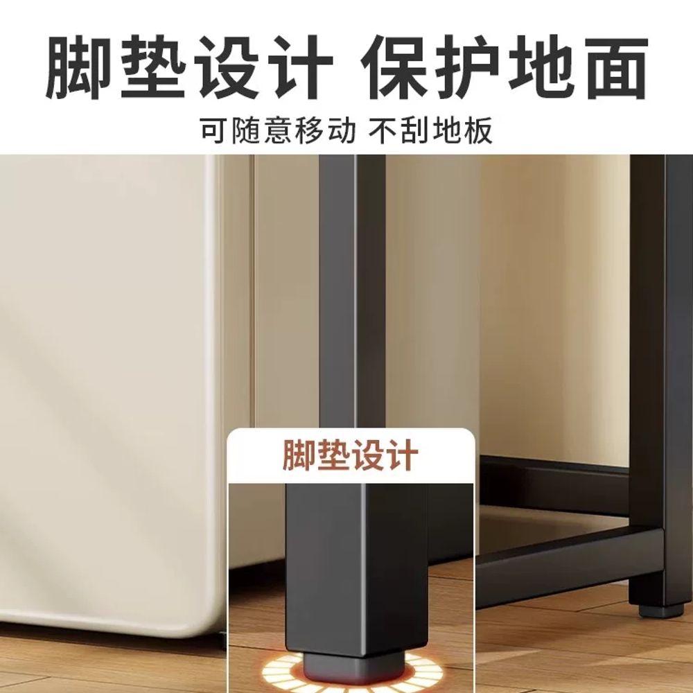 렌지대 미니냉장고선반 주방 틈새 거치대 정리함 레인지대 프레임 보관 길이 수납선반 - 상품 이미지