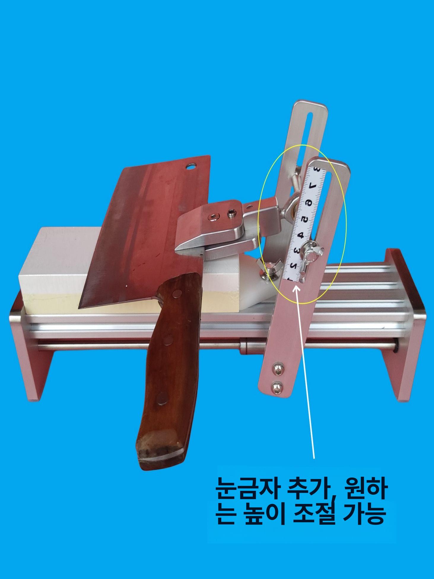 수동 주방칼갈이 스톤 샤프너 그라인더 숫돌 칼연마기 다이아몬드 도구 고정 각도 - 상세 이미지 3