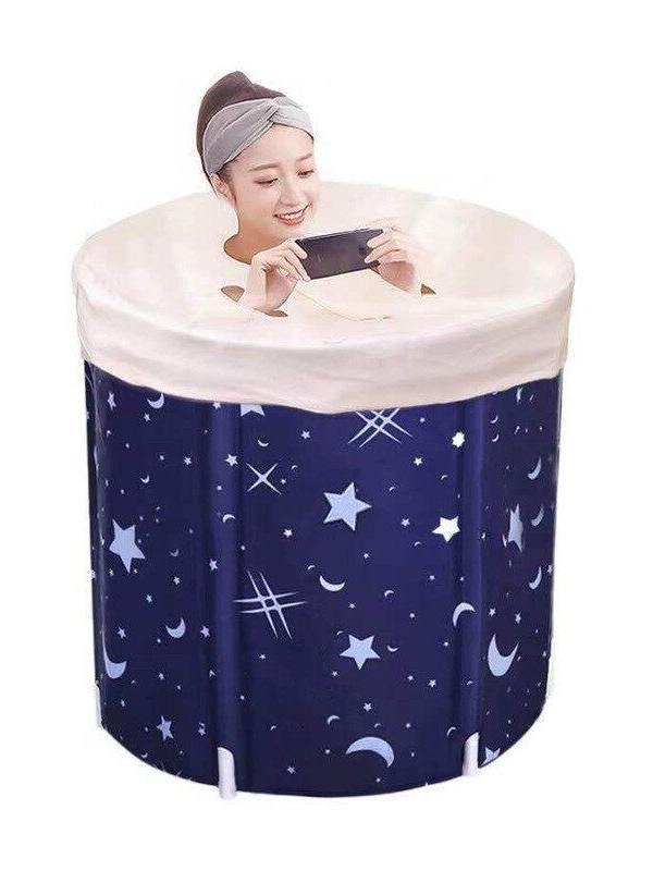 대용량 간이욕조 접이식 욕실 성인 버킷 겨울 목욕통 가정용 스파 팽창식 - 상품 이미지