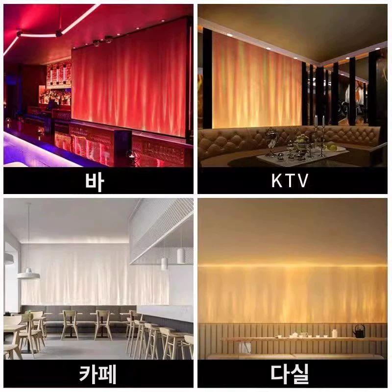 램프 물결조명 동적 카페 무드등 라이트 벽면 감성 물결등 입체 물조명 워터 - 상세 이미지 3