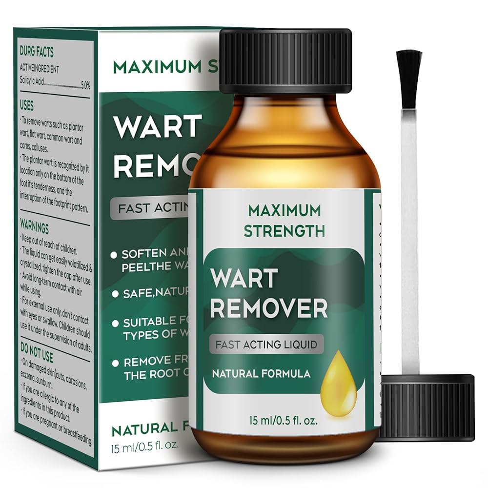 SKAYAH 사마귀 제거제 15ml, 속효성 동결 제거, 정밀한 발바닥 제거를 위한 과학적으로 제조된 살리실산, 가정 및 전문가용으로 이상적 -20260109 - 상품 이미지