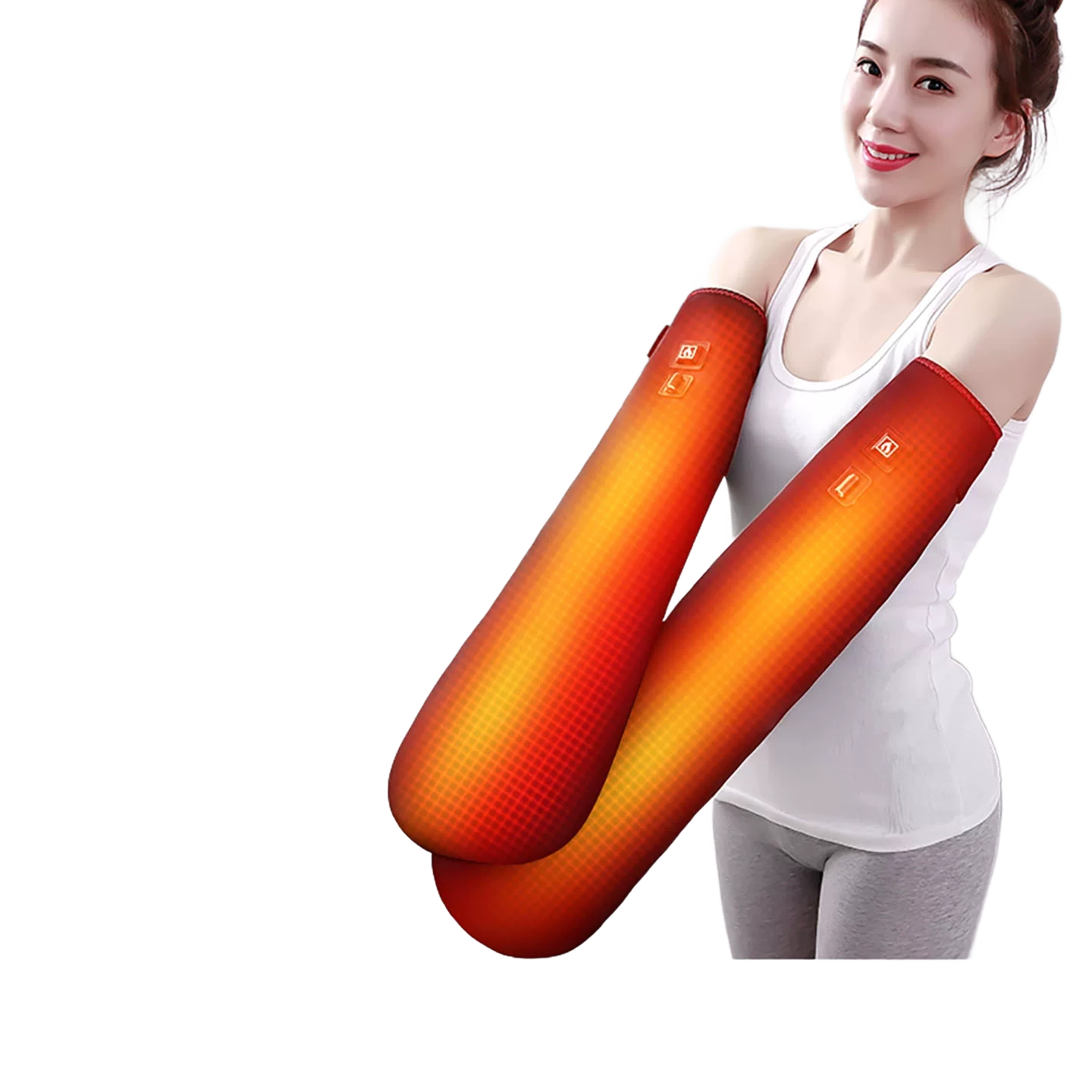 전기 손마사지기 핸드 손바닥 에어백 온찜질 지압 주무름 압박 근육 손안마기 압력 - 상품 이미지
