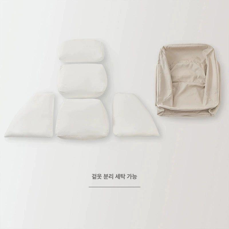 1인 에어빈백 소파베드 휴대용빈백 쿠션 안락의자 휴대용에어쇼파 아웃도어 집순이 - 상세 이미지 4