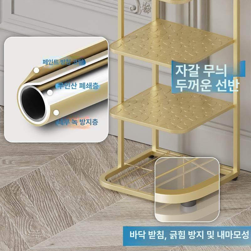 철제 신발장 대형 수납 선반 구두 운동화 정리 보관대 실용적 조립식 - 상세 이미지 4