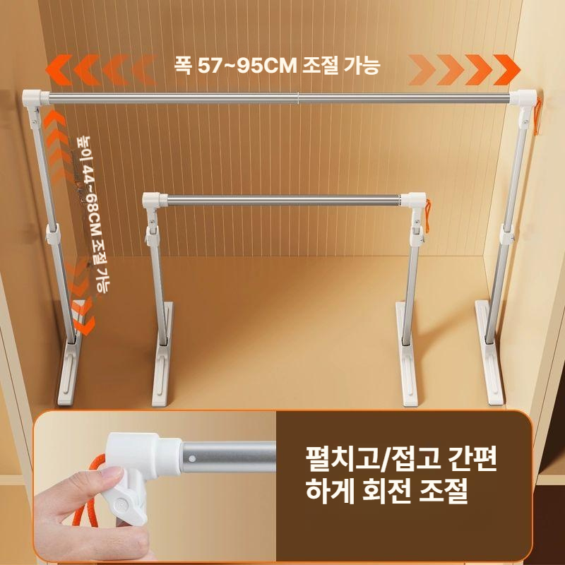 누워서 핸드폰거치대 자바라집게 걸이 홀더 태블릿 탁상용거치대 휴대폰받침대 조절 - 상세 이미지 2