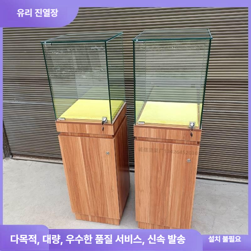 박물관 진열장 유리 문화재 전시회 전시케이스 쇼케이스 캐비닛 보관함 조명 장식장 - 상세 이미지 5