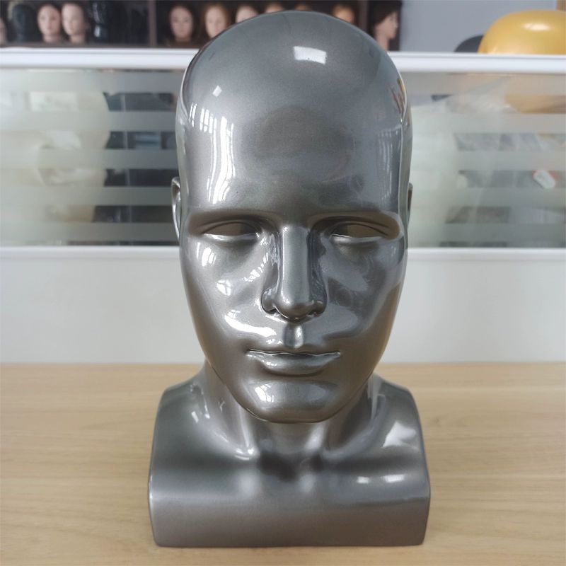두상 머리 마네킹 진열 모형 얼굴 모자 모델 남자 걸이 전시 가발 - 상세 이미지 3