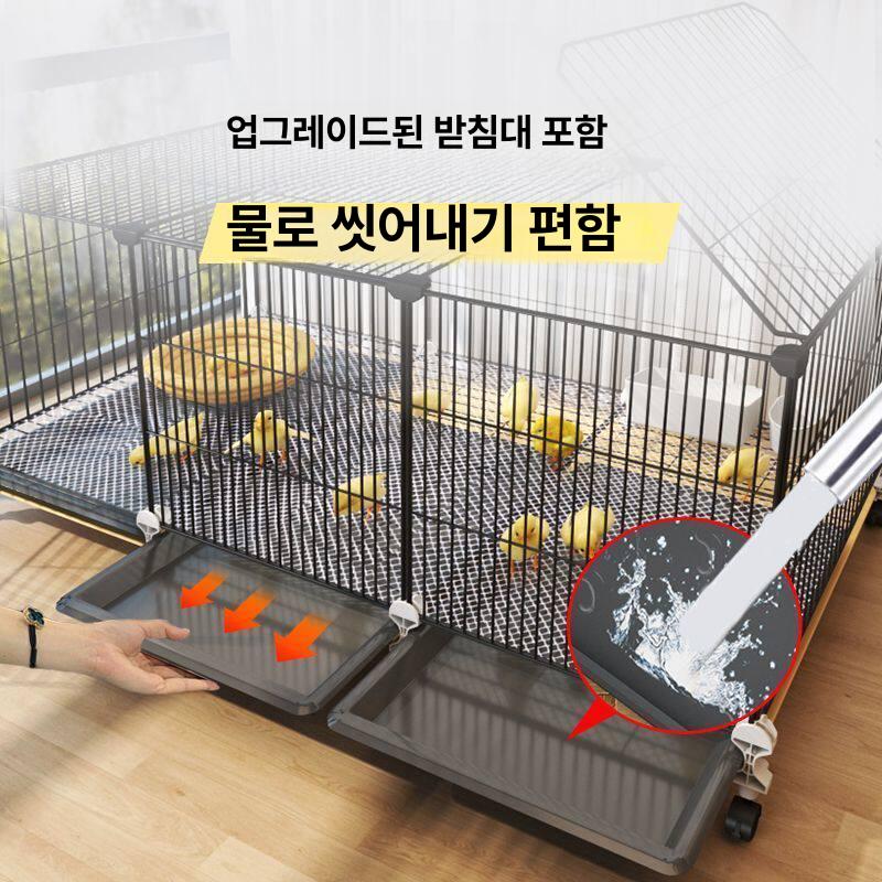 항온 사육장 미니 병아리집 병아리육추기 조류 인큐베이터 메추리집 만들기 토끼 박스 - 상세 이미지 5