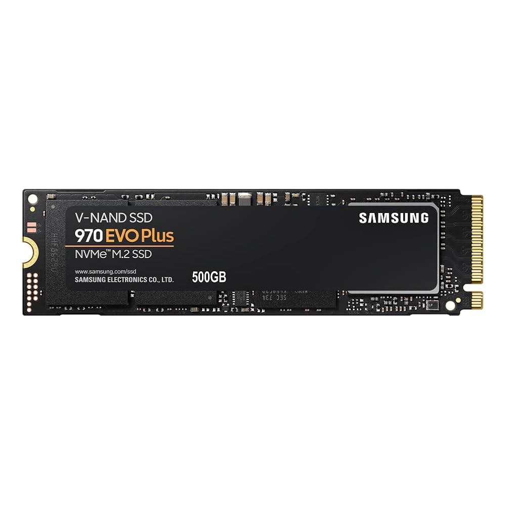 삼성 970 EVO Plus SSD 500GB - V-낸드 기술이 탑재된 M.2 NVMe 인터페이스 내부 솔리드 스테이트 드라이브(MZ-V7S500B /AM) - 상품 이미지
