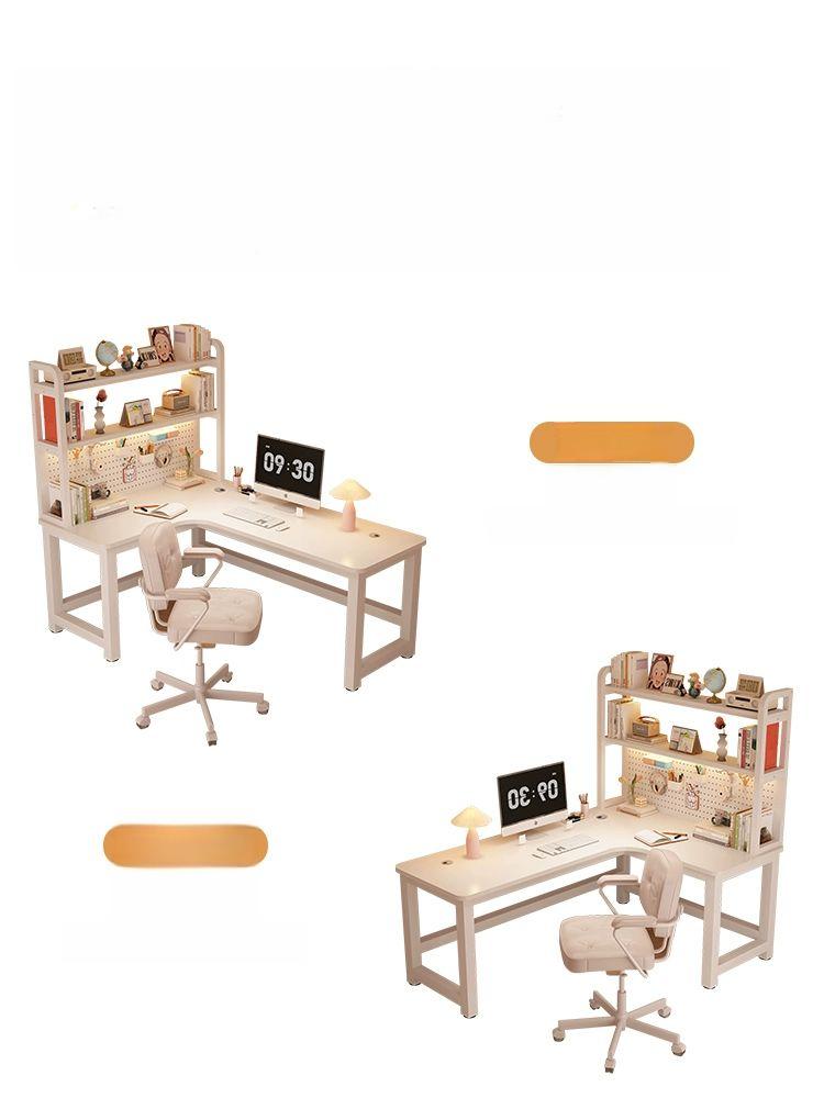 ㄱ책상 테이블 접이식 흰색 사무실 컴퓨터 왼쪽코너 좌측 사무용 서재 학생 게이밍 - 상세 이미지 2