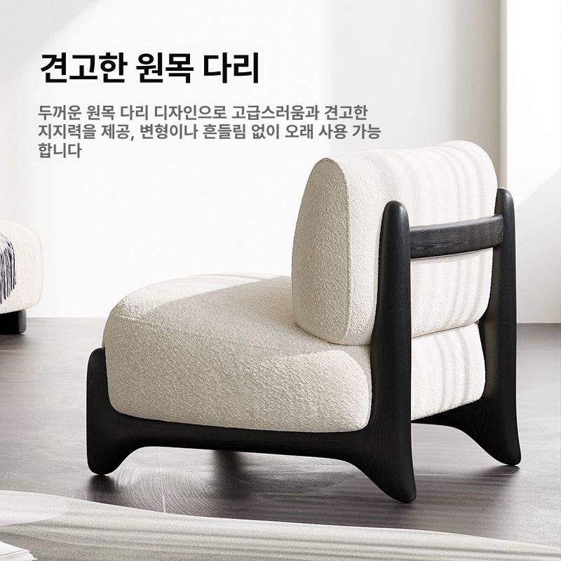 벨벳 라운지 스툴 패브릭 쿠션 의자 네일샵 대기용 카페 인테리어 둥근 의자 - 상세 이미지 4