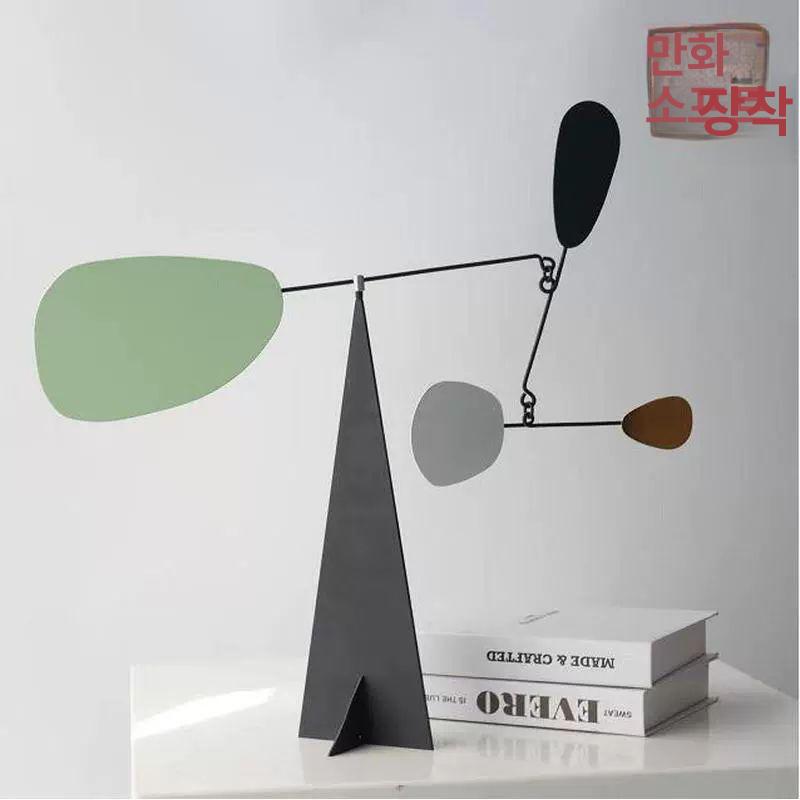 균형 모빌 인테리어 오브제 거실 책상 데스크 장식 집들이 선물 북유럽 미니멀 벽장식 - 상세 이미지 3