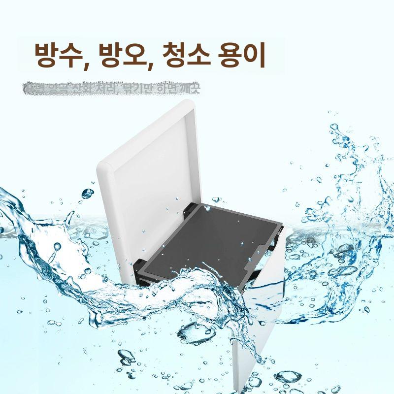 스툴 폴딩의자 접이식의자 복도 간이 현관접이의자 틈새 보조의자 활용 벽걸이의자 - 상세 이미지 5