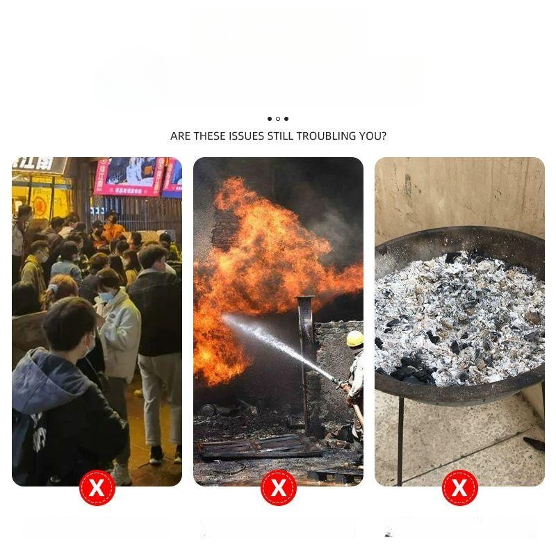 대형 숯불점화기 업소용 화로대 식당 화덕 바비큐 불피우는 바베큐 발화기 숯불착화기 - 상세 이미지 4
