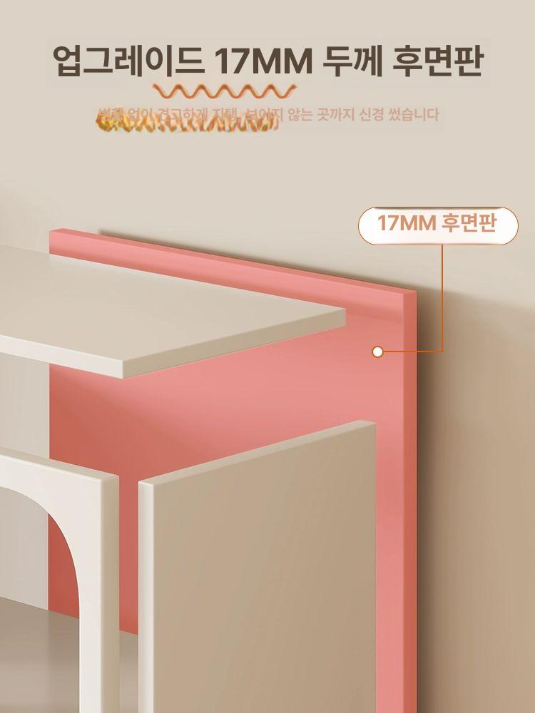 얇은 폭좁은수납장 현관 선반 서랍장 정리함 주방 베란다 캐비넷 틈새수납장 - 상세 이미지 4
