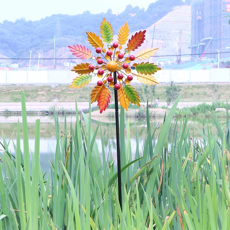 장식품 정원바람개비 야외조형물 데코 마당꾸미기 가든 풍차 정원꾸미기 정원용 - 상세 이미지 2