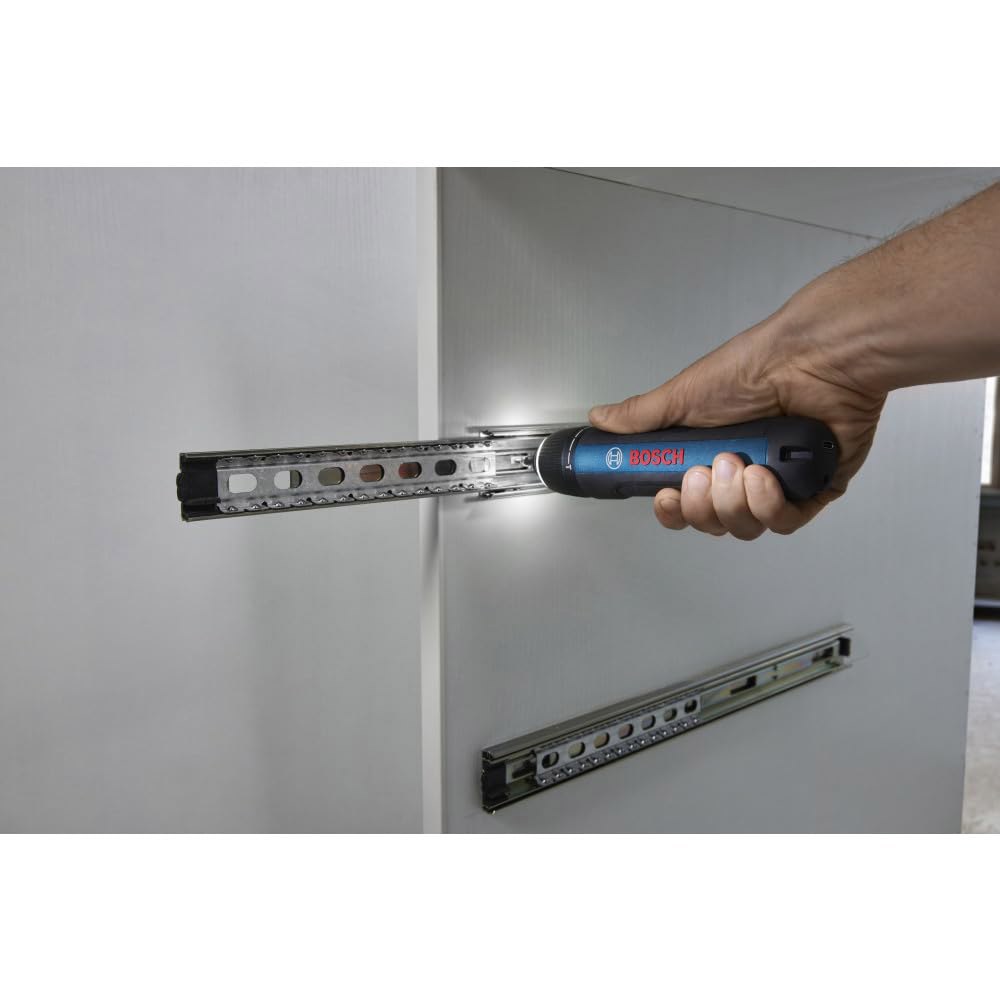 BOSCH GSD4V-35 4V Max USB-C 충전식 드라이버 - 컴팩트 디자인, 듀얼 활성화, 유니버설 비트 락커, 8가지 토크 설정, LED 워크라이트 - 상세 이미지 2