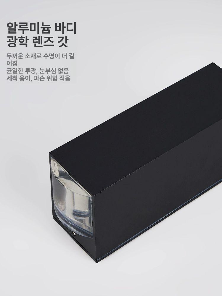 벽걸이 건물외벽등 방수 led 벽부등 전열 실외 라이트 램프 현관 사각 발코니 야외등 - 상세 이미지 5