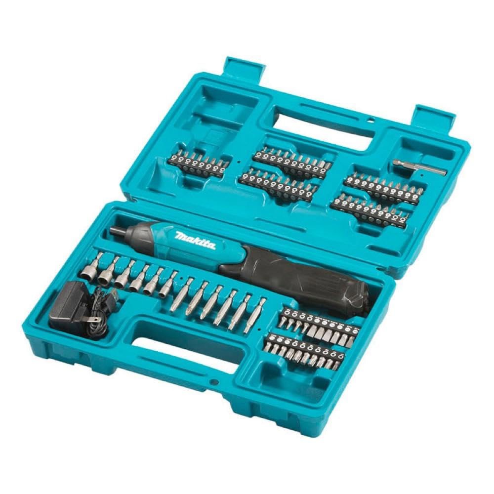 마키타 DF001DW 3.6V 리튬 이온 1/4인치 육각 드라이버 키트, 틸, - 상세 이미지 3