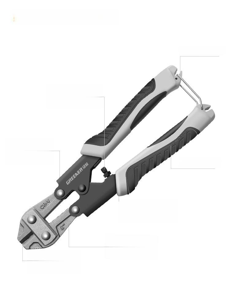 철망 절단기 케이블 커팅기 단선집게 일반형 물림폭 고급 철사절단 바나듐강 가위철사 - 상세 이미지 5