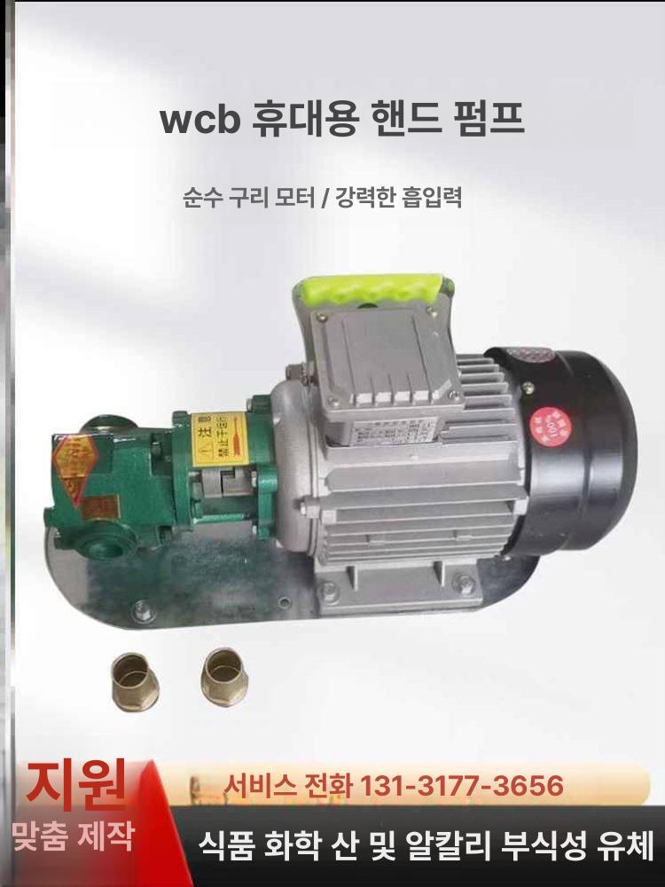 기어 펌프 전동 식품용 고점도 오일 자동 기름 전기 - 상세 이미지 4