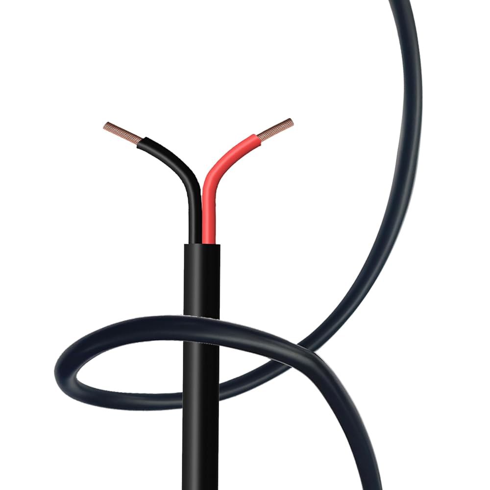 Cableague 16 AWG 2 도체 전선 50FT 무산소 구리 유연 저전압 케이블 100 Feet 18-Gauge - 상품 이미지