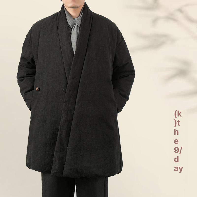 겨울 저고리 누빔 패딩 생활한복 두루마기 개량 절복 법복 윈터 덕다운 보온 - 상품 이미지