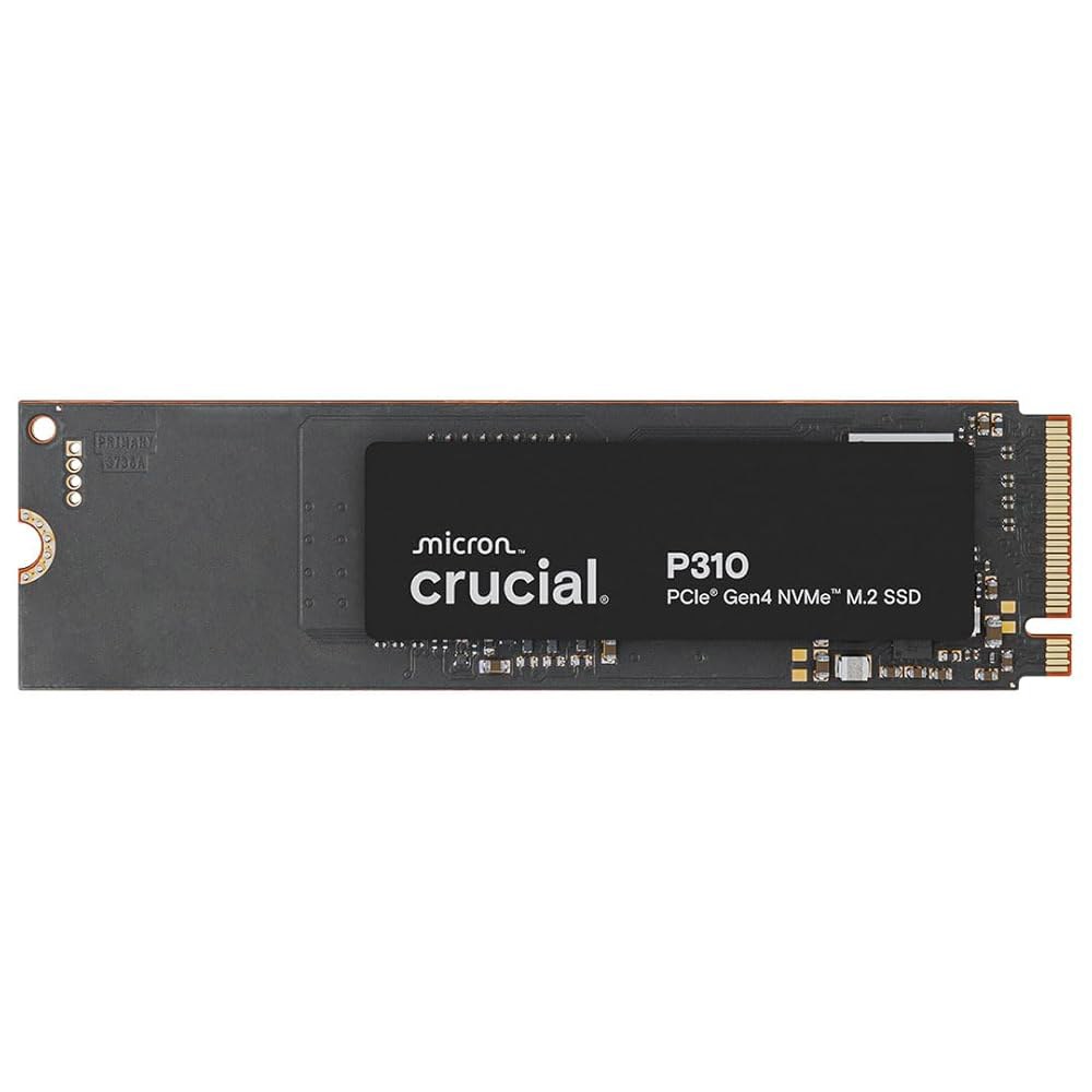 노트북, 데스크톱(PC) 및 휴대용 게임 콘솔을 위한 중요한 P310 500GB SSD, PCIe Gen4 NVMe M.2 2280, 최대 6,600MB/s, Acronis 데이터 - 상품 이미지