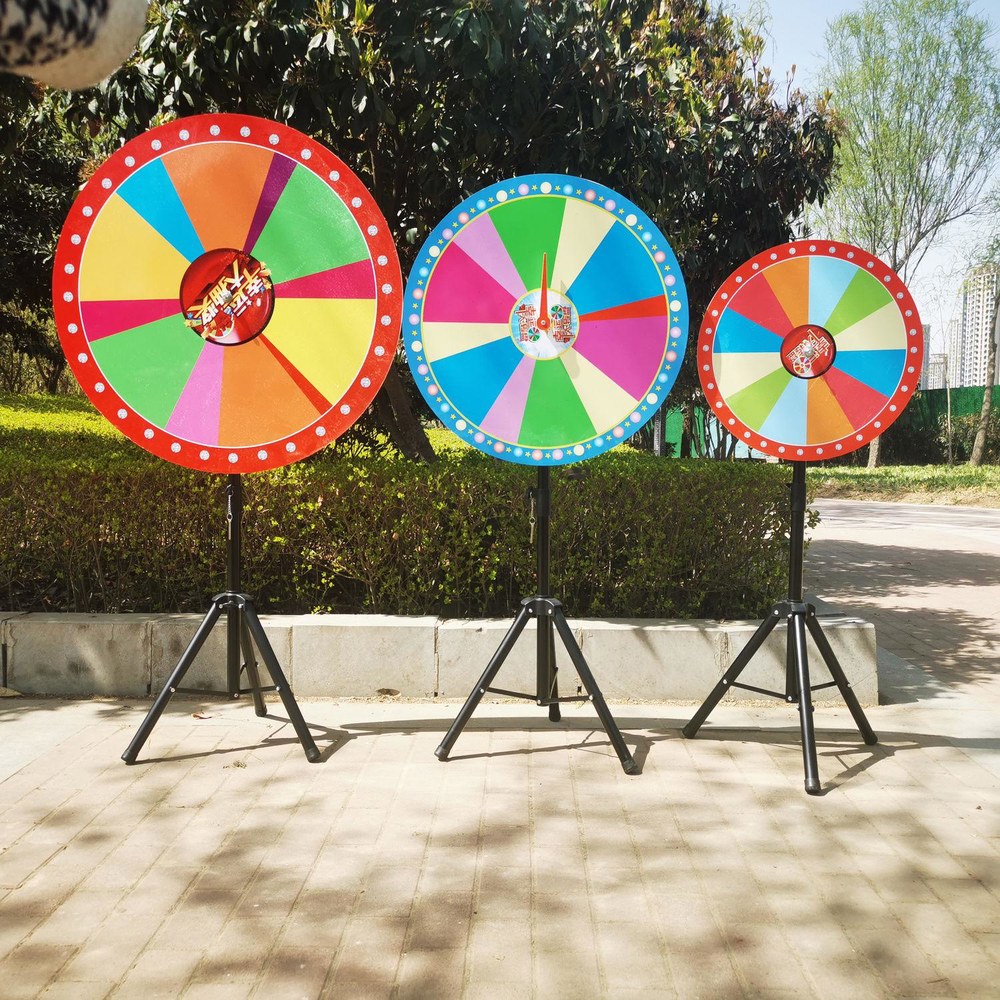 스탠드 벌칙 룰렛돌림판 뽑기판 추첨판 랜덤 돌림판게임 행운 야유회 축제용 경품뽑기 - 상세 이미지 2
