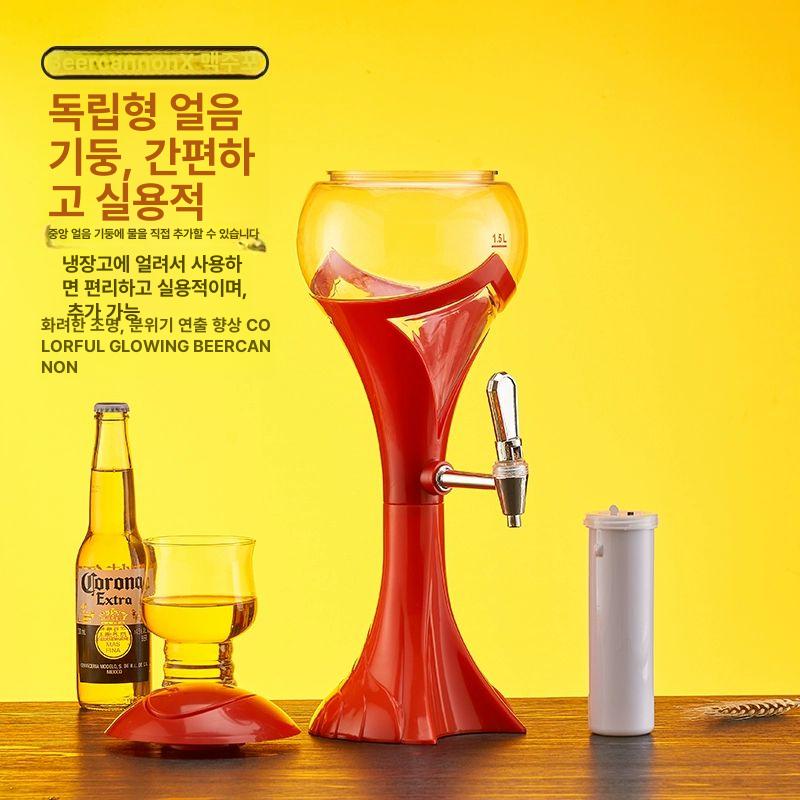 소주 맥주 위스키 칵테일 음료 디스펜서 타워형 자동 제조 냉장 서빙 업소용 펌프 - 상세 이미지 4