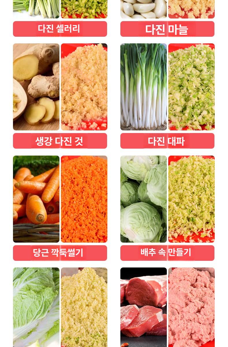 업소용 전동 분쇄기 채소 야채 고추 가루 만드는 분쇄 기계 분갈이 - 상세 이미지 3