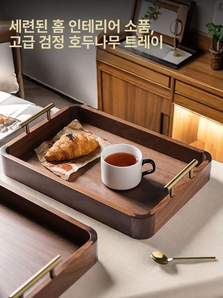 원목 나무 우드트레이 예쁜 업소용 빈티지 매대 우드쟁반 카페쟁반 카페용품 우드감성 - 상세 이미지 3