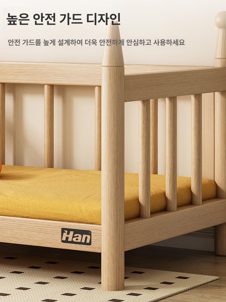 강아지침대 원목 매트리스 쿠션 펫베드 사계절 소파형 애완견 깔판 - 상세 이미지 3