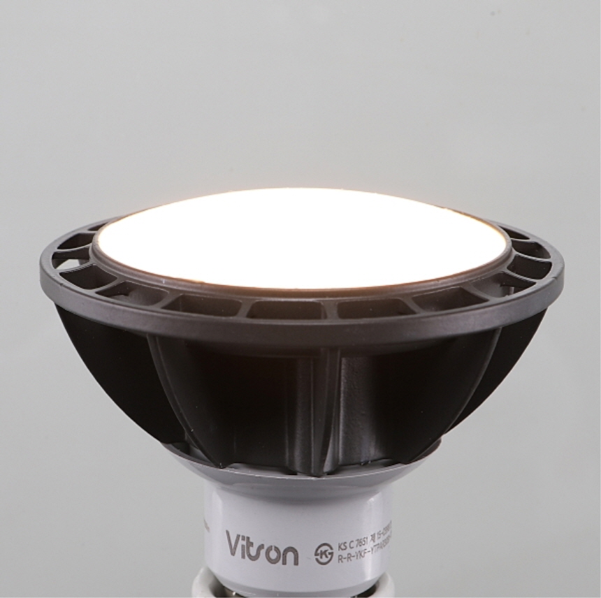 LED PAR30 램프 디밍 블랙 확산형 15W 전구색 조광 밝기조절 레일 조명 비츠온 - 상세 이미지 3