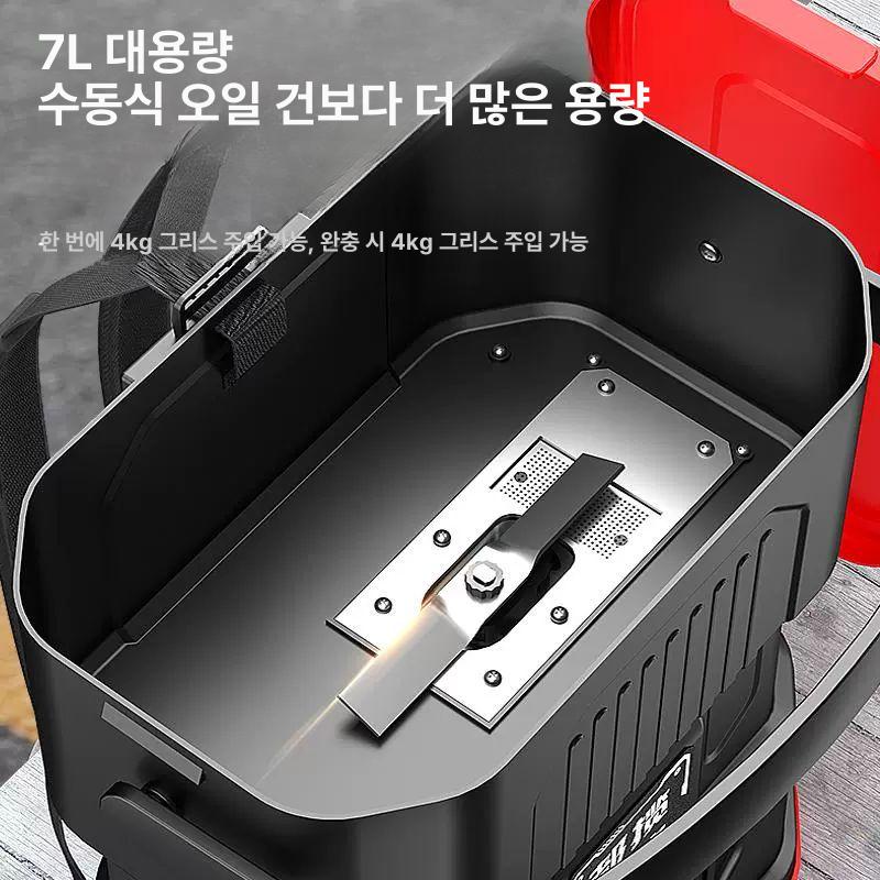 엔티스 자동 구리스 기계 버터 주입기 오일 충전 고압휴대용 초고압 그리스 전동 케이블 - 상세 이미지 5