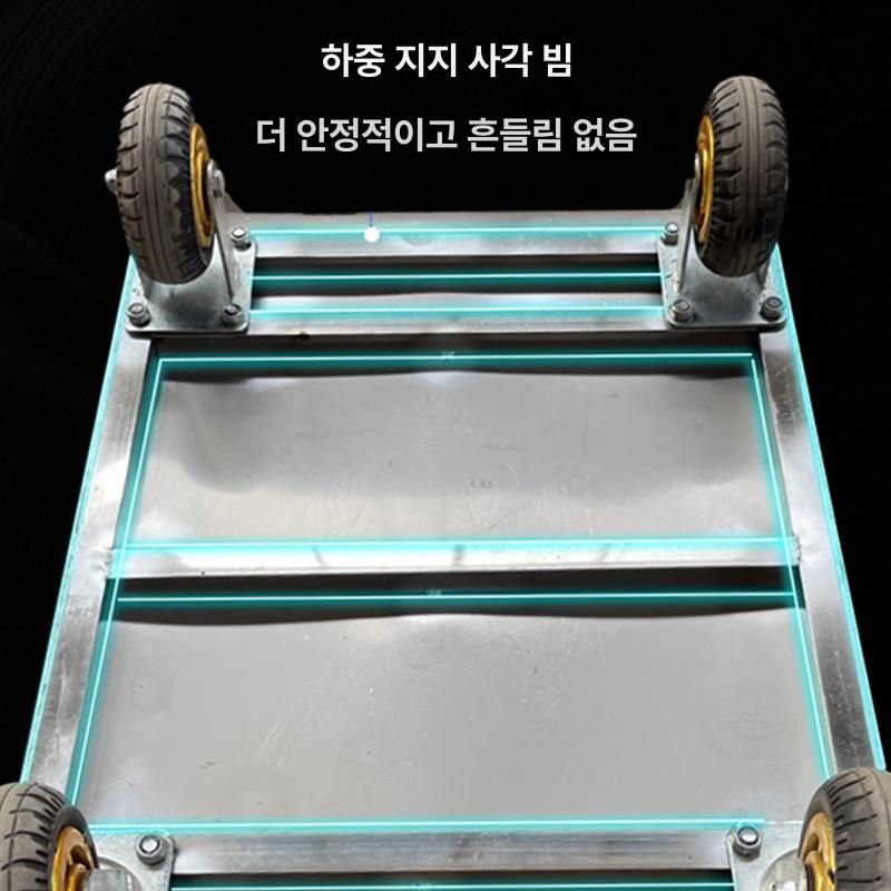 손수레 피드 트럭 버킷 리어카 바퀴 축사 구르마 구루마 농장 덤프트럭 스테인리스 전동 - 상세 이미지 4