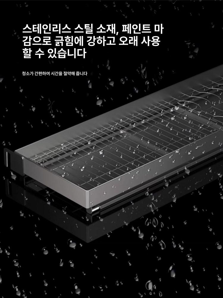 선반 주방정리 하부 걸이 벽면부착 바구니 수납 싱크대 공간 활용 접착식 - 상세 이미지 2