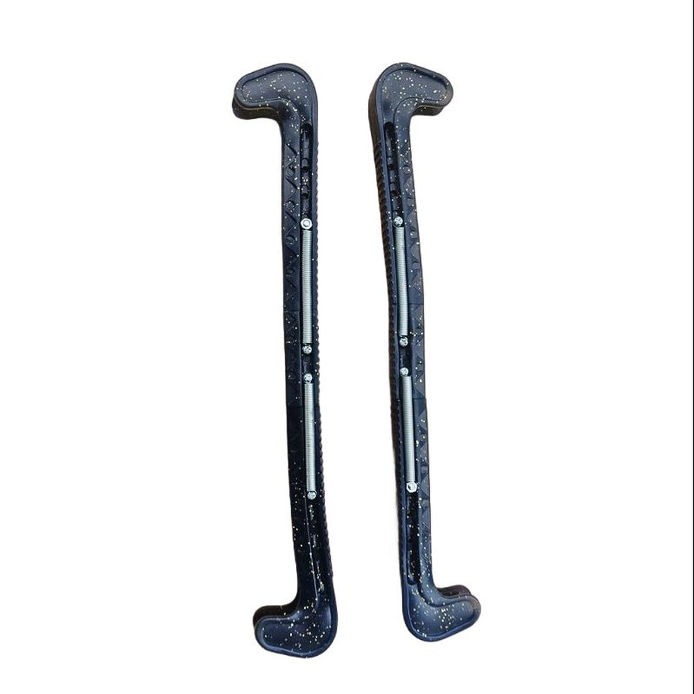 스케이팅 스케이트 스피드스케이트화 SD 검정 블랙 블랙소프트젤커버380/410MM 세트 아이스하키 재단불가 하드코팅녹색칼집380/410MM 골드 - 상품 이미지