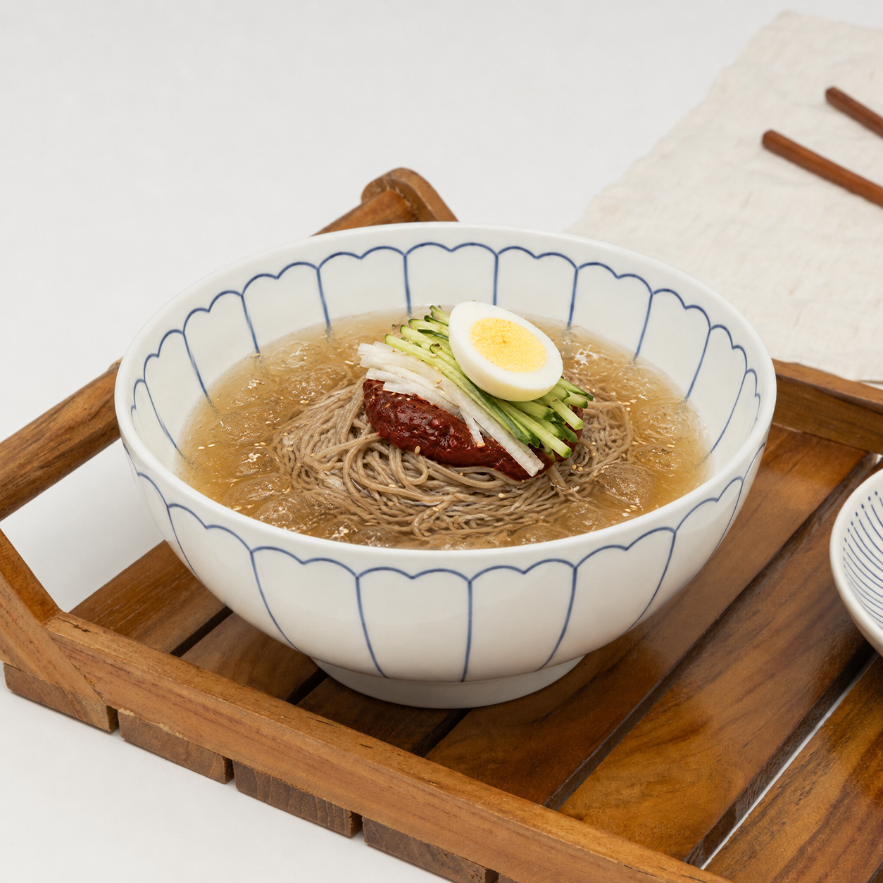 모루 일본풍 도자기 라면기 4P 세트 냉면그릇 이미지 6