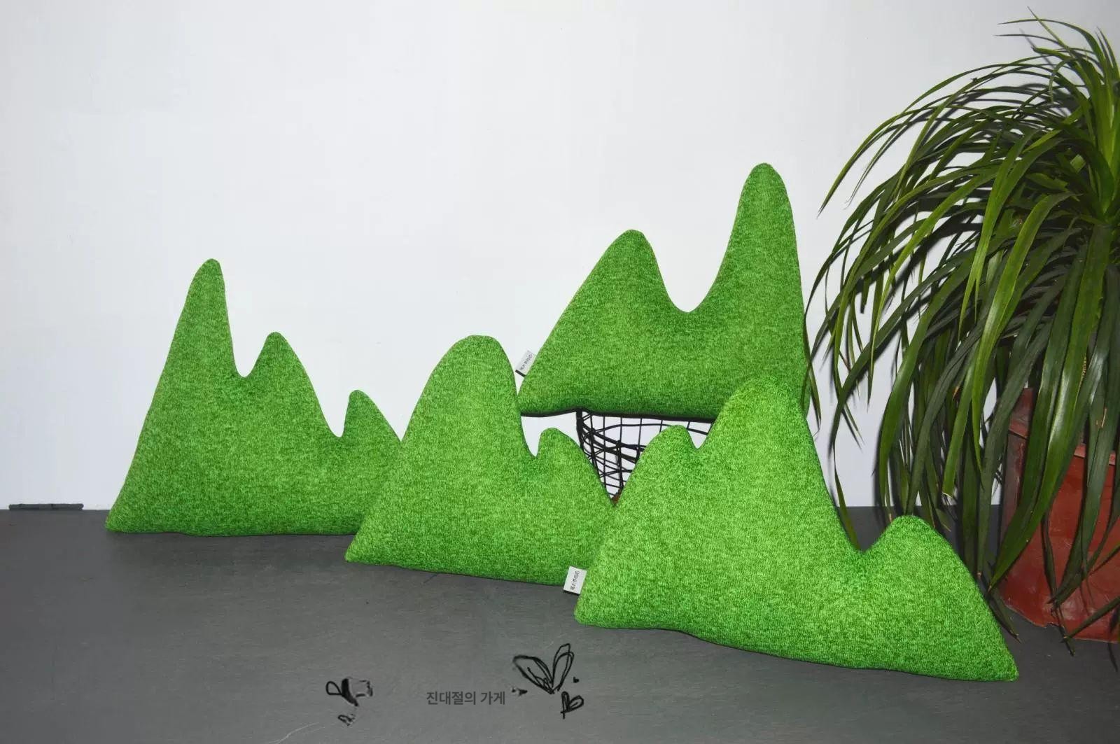 산모양 쇼파등쿠션 베개 침대등받이 방석 쇼파쿠션 대형등쿠션 허리쿠션 소파등쿠션 - 상세 이미지 5