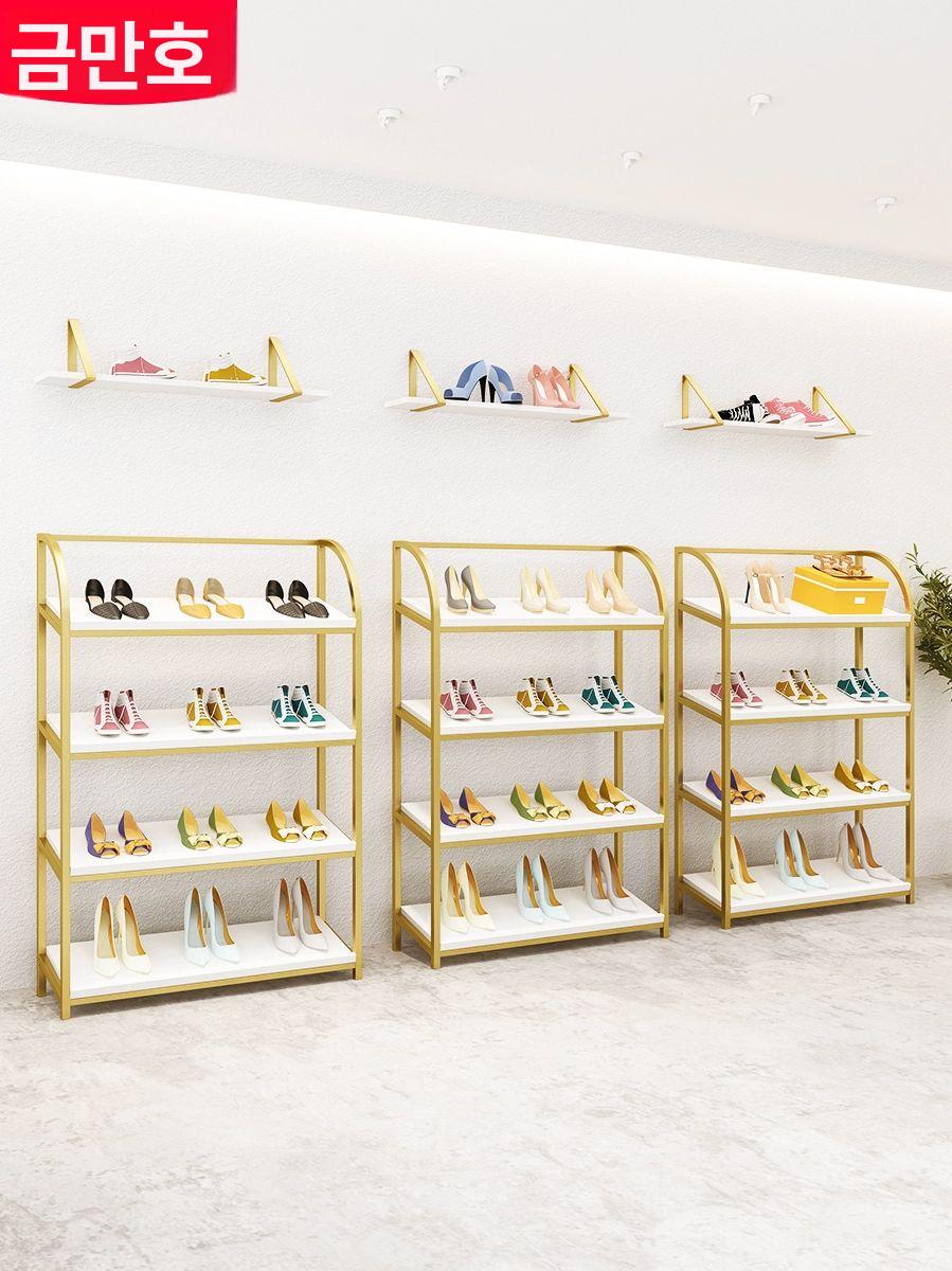 정리함 매장진열대 신발거치대 가게 슈즈랙 신발장 전시대 스탠드 업소용 신발정리대 - 상세 이미지 3