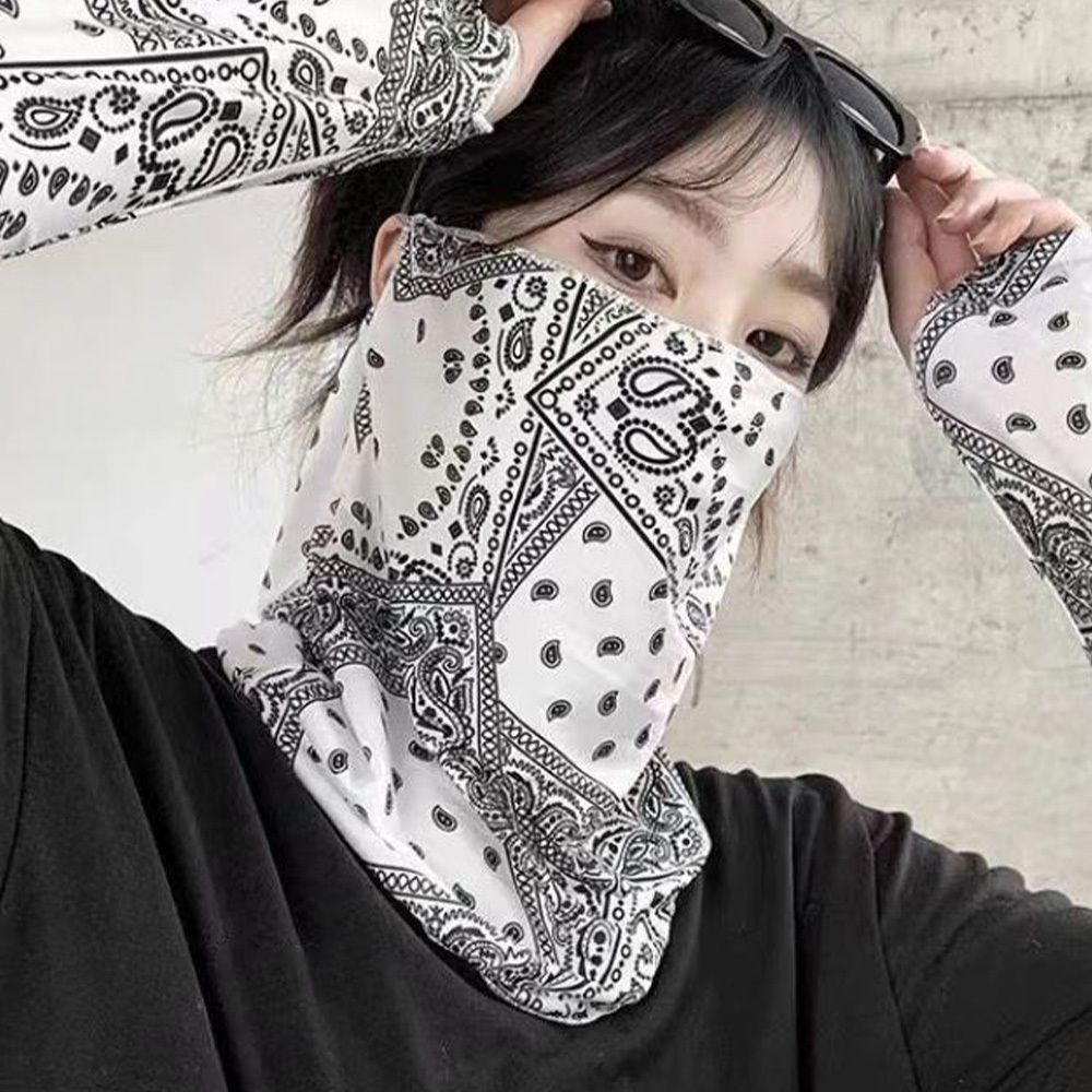 귀걸이형 넥토시 자외선 마스크 목 토시 두건 여름용 - 상품 이미지