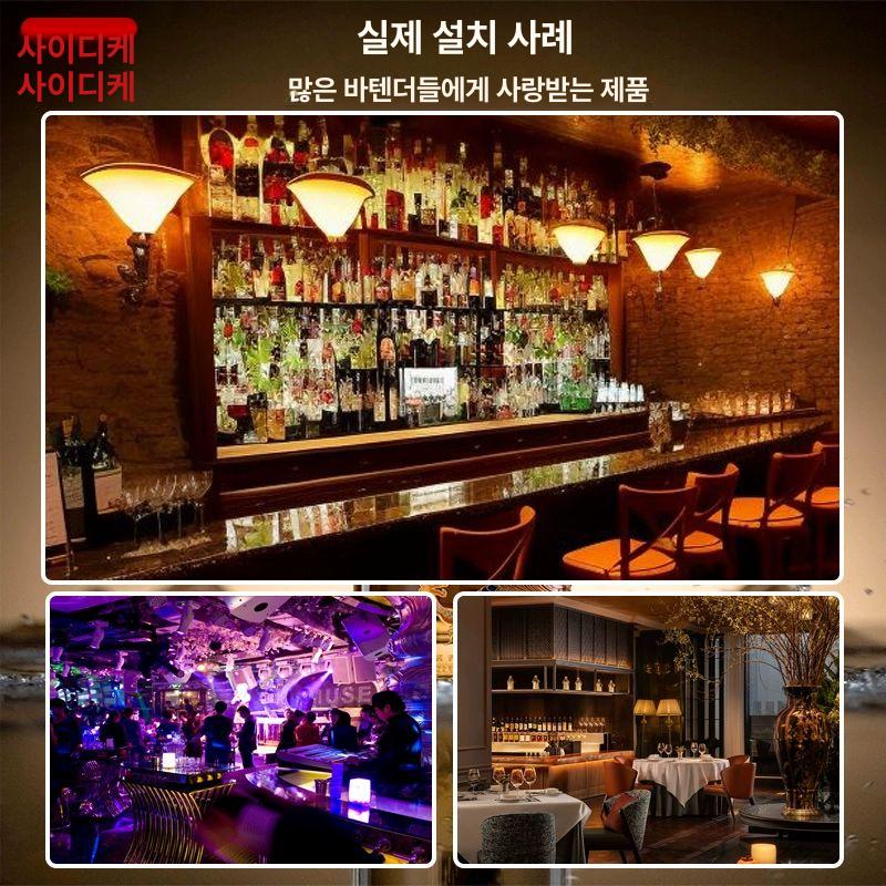 바텐더 칵테일 작업대 스테인리스 선반 업소용 주방 싱크대 와인바 조리 테이블 - 상세 이미지 5