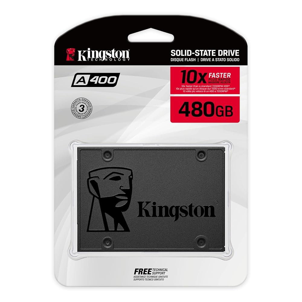 킹스턴 480GB A400 SATA 3 2.5인치 내장 SSD SA400S37 /480G - 성능 향상을 위한 HDD 교체 240GB - 상세 이미지 2
