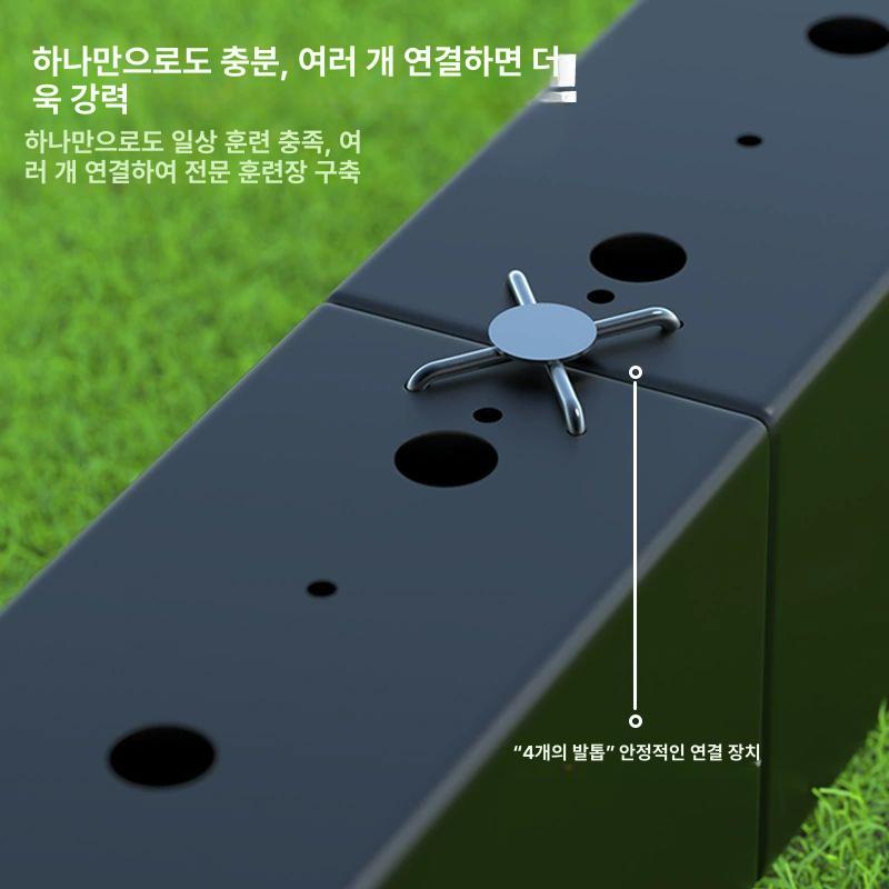 축구 슛 훈련용 마네킹 더미 장애물 프리킥 연습 골키퍼 방어 훈련 장비 콘 - 상세 이미지 4