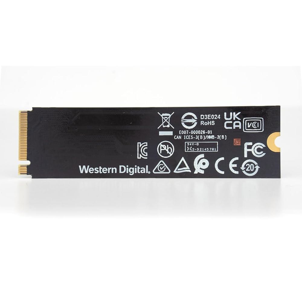 웨스턴 디지털 OEM 게이머 256GB M.2 2280 게이밍 4세대 PCIe NVMe 내부 솔리드 스테이트 드라이브(SSD) Black 256GB - 상세 이미지 2
