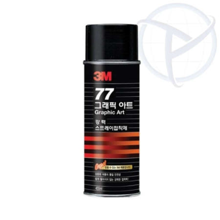 3M 스프레이접착제 77 강력고정 455ml 대 뿌리는접착제 시트지접착 금속접착