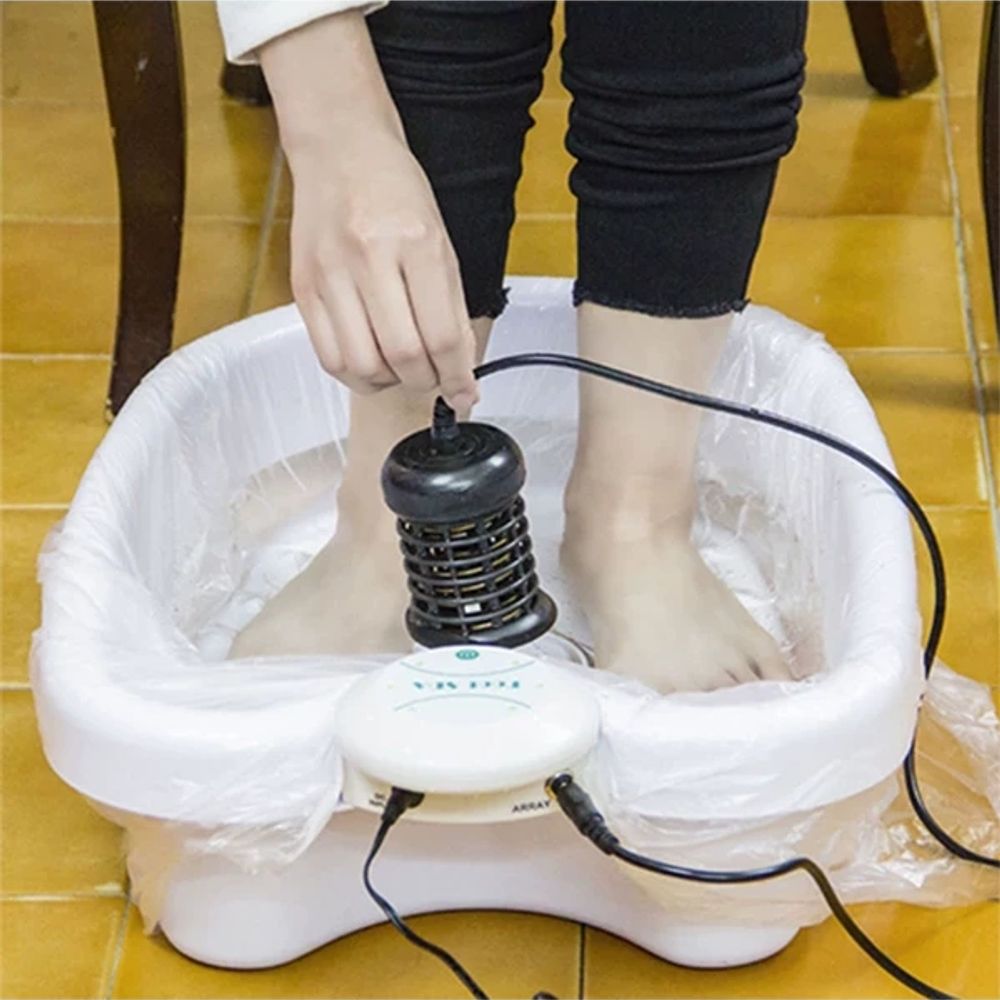 센서봉 족욕스파 음이온 족탕 관리 수소 해독기 디톡스족욕기 발 건강 가정용 족욕통 - 상세 이미지 2