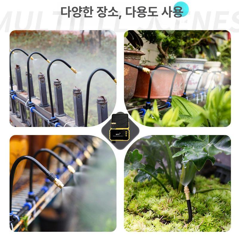 정원 채소밭 물분사 관수호스 세트 농작물 자동 물주기 시스템 텃밭용 관개용품 - 상세 이미지 4